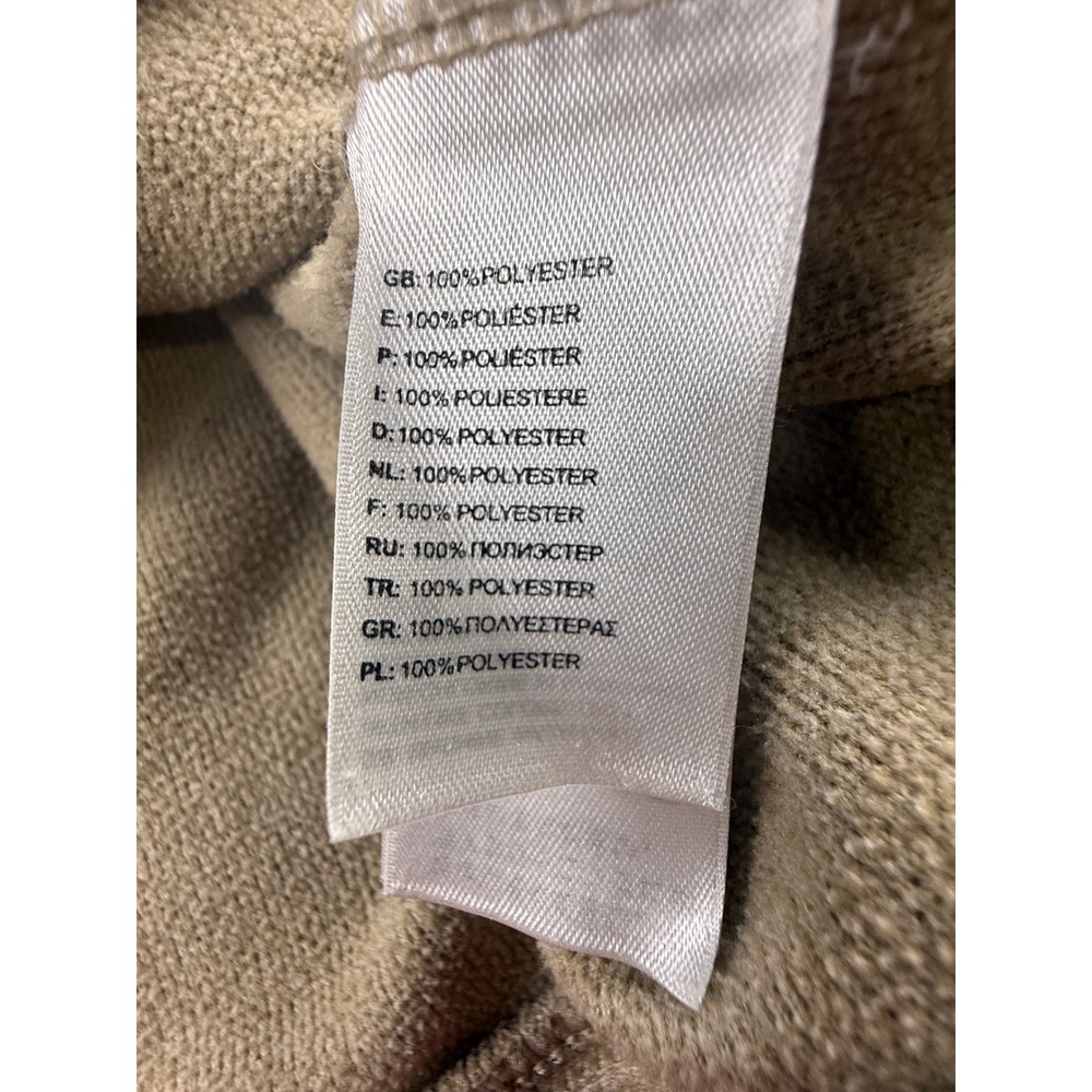 The North Face Men's Logo Hoodie Pullover Heather Tan Polyester Casual XL - Picture 10 of 12